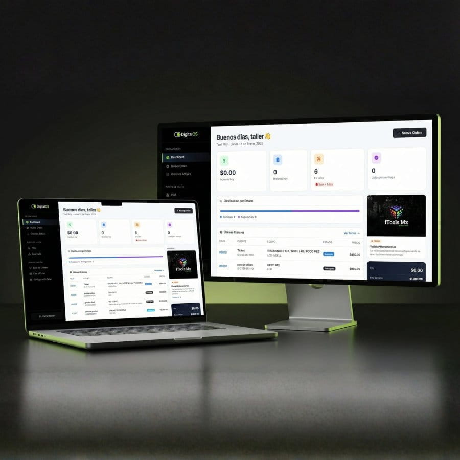 DigitalOS - Sistema de Gestión para Talleres